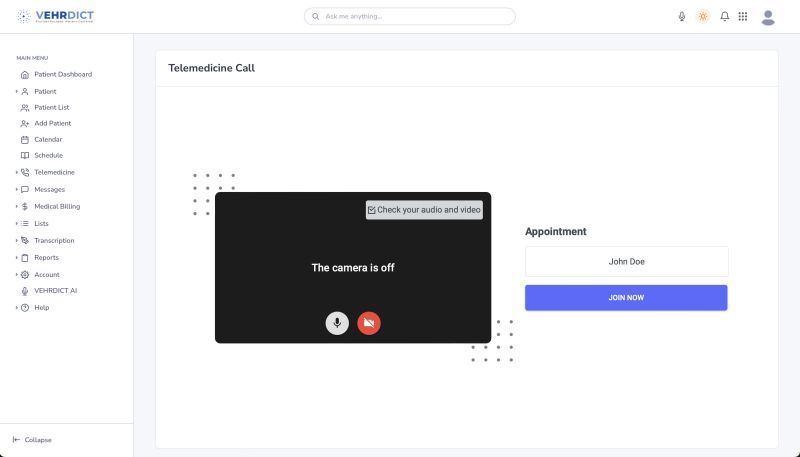 Telemedicine Interface